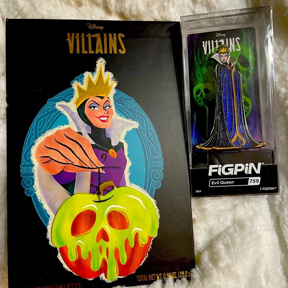 Evil Queen palette and fig pin bundle